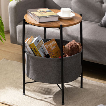 Buy Wholesale China Wooden Small Simple Design Tea Coffee Table With Steel  Leg Use Home And Office & Coffee Table at USD 18