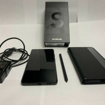 SAMSUNG Galaxy S21 Ultra G998U 5G | Fully Unlocked Android Smartphone | US  Version | Pro-Grade Camera, 8K Video, 108MP High Resolution | 256GB 