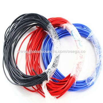 ZHaonan-Copper Wire Multi-core Parallel Silicone Wire 2P-14P 30awg 26-22AWG High Temperature Resistant Cable Replacement Parts Length : 2p 10 Meters, Specification : 24 AWG
