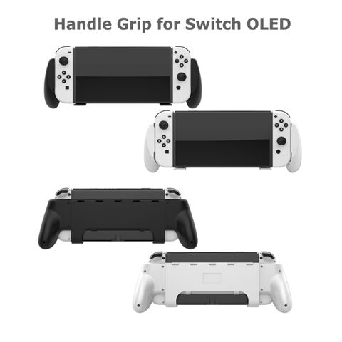 Switch OLED Grip, Switch OLED Accessories Grip with Game Storage and  Kickstand, Hand Grip Compatible with Nintendo Switch and Switch OLED