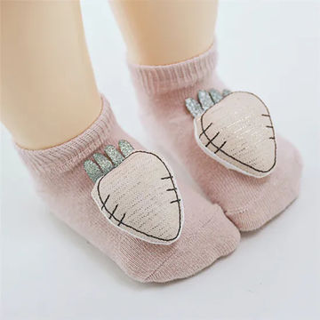 Striped Fashion Cotton Baby Socks Anti Slip Solid Casual kid Sock