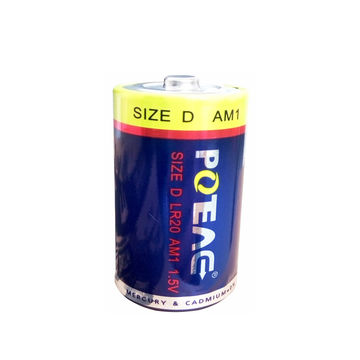 LR20 Battery Alkaline D size AM-1 1.5V factory supplier from China