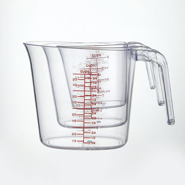 Buy Wholesale China Transparent Plastic Measuring Cup Large Capacity  Measuring Cup With Handle & Measuring Cup at USD 2.94