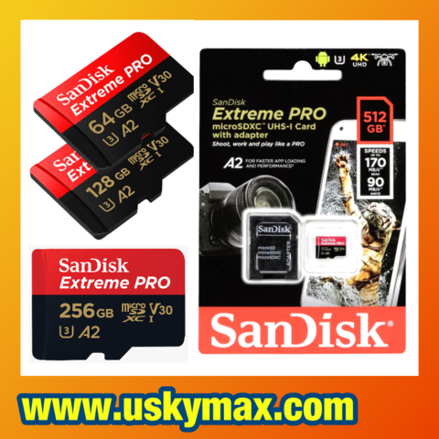 SanDisk 256GB MicroSD Extreme Pro Memory Card
