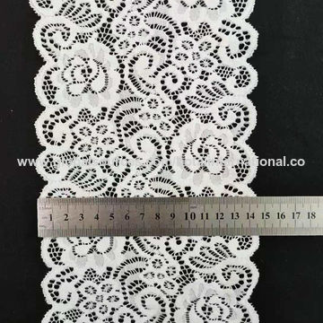 Stretch Lace Galloon, 3/4 inch