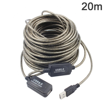 50FT 15M METER USB Extension Repeater Cable Signal Booster A Male to A Female G 