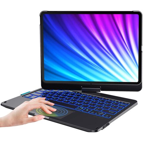 360 &deg; tournant la caisse de clavier de Bluetooth pour l'iPad pro 10,9 pouces,