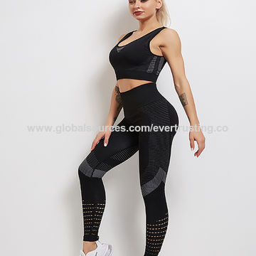 China Los pantalones inconsútiles de la yoga del gimnasio empalman los pantalones  apretados de la yoga de la muchacha de los pantalones de la elevación  encendido Global Sources,Desgaste de la yoga de