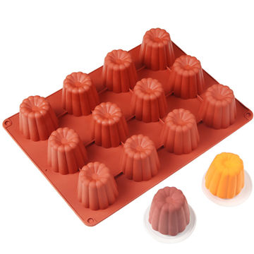 12Pcs silicone baking mould Silicone Cupcake Molds Molds Tube for Baking