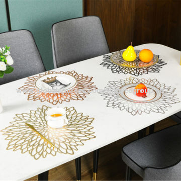 Buy Wholesale China Placemat Round Leaf Place Mats For Dining