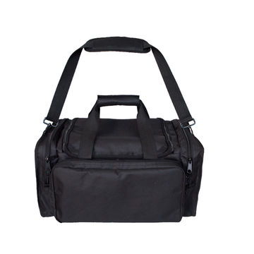 Tactical Gun Range Bag – Deluxe Padded Duffel For Pistols, Ammo, Ear Protection & Gear, Lockable Zippers