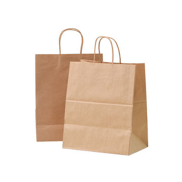 100x Strung Brown Paper Bags Size 12x12" 300x300mm Food Bakery Takeaway Fruit 