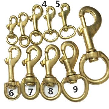 Factory Direct High Quality China Wholesale Top Quality 3/8 1/2 3/4 Brass/  Stainless Steel Eye Bolt Snap Hook Swivel For Pet Leash And Pet Do $0.98  from Chonghong Industries Ltd