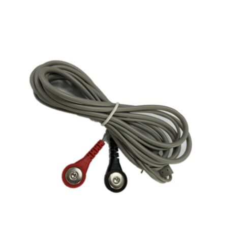 Medizinisches Kabel Φ3.5 Stecker 90° ZU SR+4.0 Knopf*2 L=2000MM GRY Elektronische Baugruppe