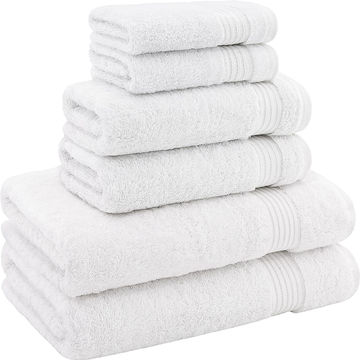 Buy Wholesale China Custom Sustainable Pure Cotton Thick Bathroom Jacquard  Towel Set For Hotel & Towel For Hotel at USD 0.413