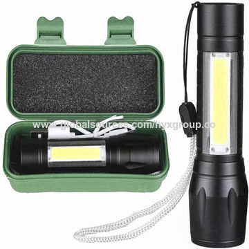 Mini linterna pequeña de mano potente LED táctica, linterna de bolsillo  impermeable de 1000 lúmenes, luz