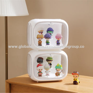 Blind Box Display Stand Doll Storage Box Plush Fully Transparent Decorative  Model Hand Cabinet Display Box Organizer Box