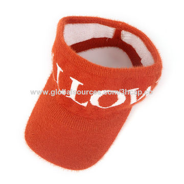 Knitted Adjustable Women Sun Visor Hat 