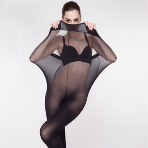 Breathable & Anti-Bacterial shiny seamless pantyhose 