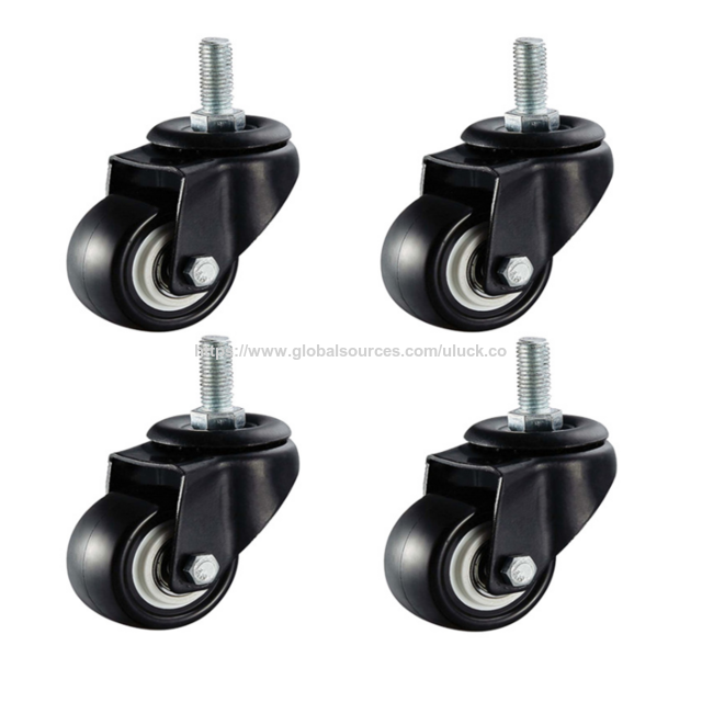Ruedas giratorias, fijas y rígidas para sillas de oficina, muebles industriales de alta resistencia al por mayor for sale at factory direct price