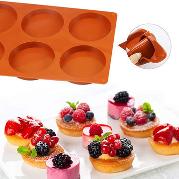 Wholesale 6 Muffin Pans - Metal, Silicone Handles, 11.6