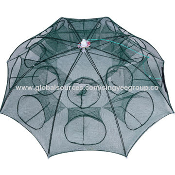 Automatic Folding Umbrella Multi-standard Mesh Cage Shrimp Crab Umbrella  Cage Eel Loach Fish Cage $0.5 - Wholesale China Umbrella Net Automatic  Folding Cage at Factory Prices from Fujian Singyee Group Co. Ltd