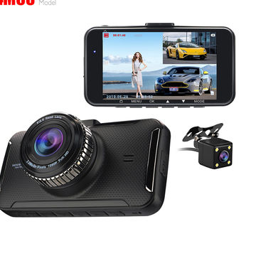 Cheap 1080P Full HD Dash Cam Car Video Driving Recorder Center Console LCD  DVR WDR Wide Angle G-Sensor Detection Parking Monitor