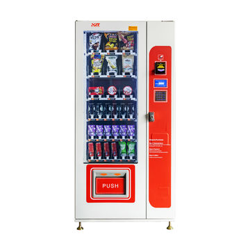 China XY 6 selection small slim vending machine sanks drinks can combo ...