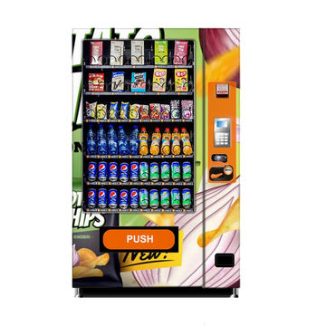 China Xy-dle-10csmart Combo Refrigerated Vending Machine For Sale 