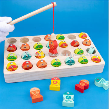 Factory Direct High Quality China Wholesale Wooden Fishing Learning Box Wooden  Magnetic Fishing Multifunctional Number Educational Toy $2 from Fujian  Singyee Group Co. Ltd