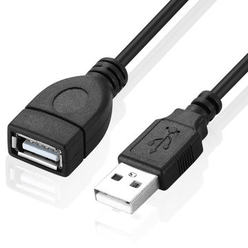 szkn 3.0 2.0 USB Extension Cable Male to Female High-Speed Transmission Data Cable Black Flat Cable 0.5/1 1.5/2/3 Meters 0.5m-3.0 