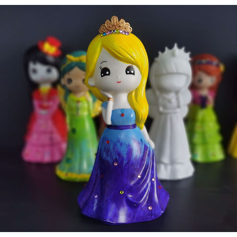 Princesa Nuevos regalos de plástico blando juguetes para niños pequeños Juguetes de pintura DIY for sale at factory direct price