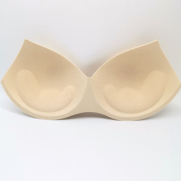 Push Up One-piece Foam Bra Cup Pads With Massage Sponge Layer