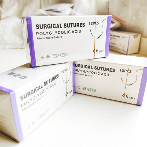 Benang Bedah Medis Hewan dengan Jarum - Benang Jahit Steril untuk Penggunaan Profesional for sale at factory direct price