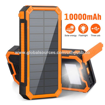 2019 New Products 5000mAh Solar Charger Power Bank Waterproof