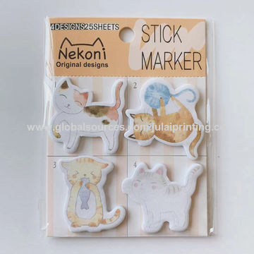 Buy Wholesale China Custom Cartoon Cat Creative Paper Notes Memo Pad ...