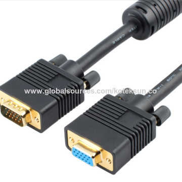 VGA 3+6 Video HDTV Computer Monitor VGA To VGA TV Projector Cable 1.5m 3m  5m 10m 15m 20m 1080P Male To Male Extension Cord