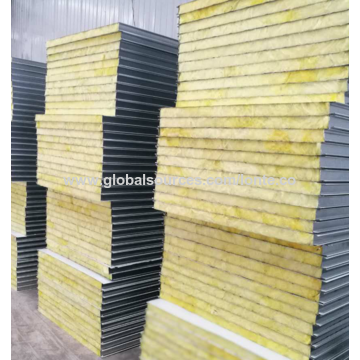 Rock Wool Sandwich Panel / Bulding Material For Roof And Wall, Rock ...