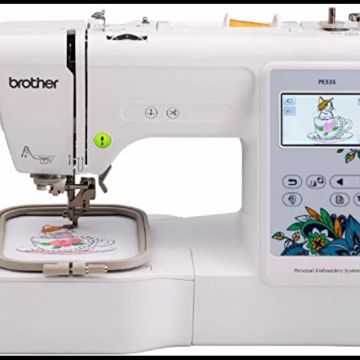 Brother PE535, 80 Built-in Designs, 4 x 4 Embroidering Area