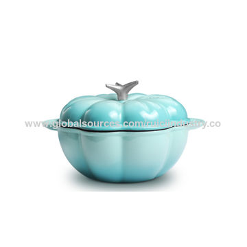 Buy Wholesale China Cast Iron Enamel Cooking Pumpkin Shape Pot