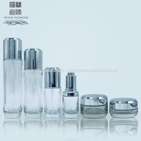 High End Custom 30g 50g 40ml 100ml 120ml Empty Skincare Cream Jar Glass  Spray Square Cosmetic Packaging Lotion Bottle with Pump - China Square Cosmetic  Packaging Bottle, Skincare Packaging Bottle