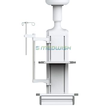 AG-58(new) Ceiling single arm one drawer gas outlet surgical medical crane tower for operating room for sale at factory direct price