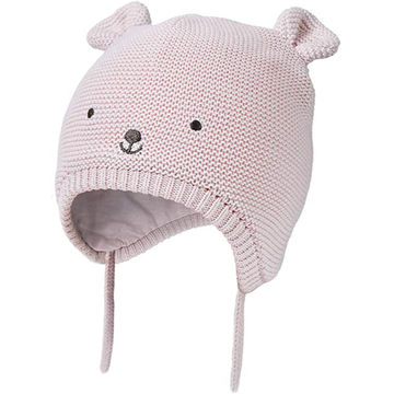 Baby Winter Hat Stylish Children's Cotton Beanie Cap Infant Knitted Bonnet 0-12M