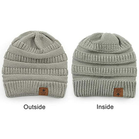 Durio Soft Warm Knitted Baby Hats Caps 