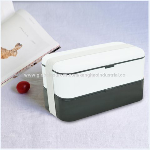Double Layer Lunch Box Food Storage Container Microwave Oven Bento Box BPA Free 