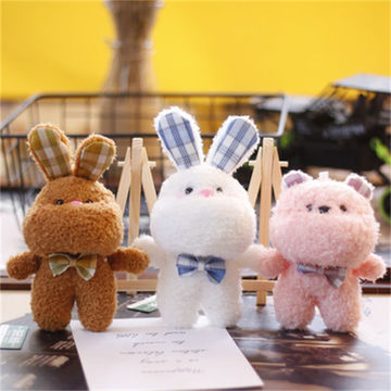 Buy Wholesale China Wholesale Hot Selling Stuffed Animal Kawaii Pendant  Plush Keychain Cute Bunny Bear Plush Key Chain & Plush Keychain at USD   | Global Sources
