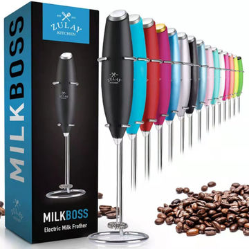 Handheld Battery Coffee Foamer Stir Stick Blender Milk Frother Whisk Foam  Maker