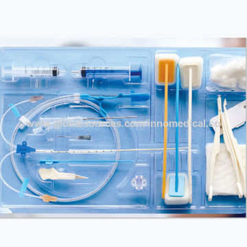China Medical CVC Kit Central Venous Catheter Single Lumen/Double Lumen ...