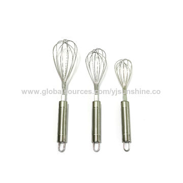 Whisks for Cooking Set, Stainless Steel Wisker for Baking, Blending,  Rust-Proof Balloon Wire Whisker Egg Whisk Hand Mixers (8 in + 12 in, 2)