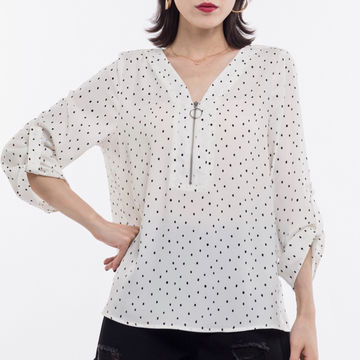 Blouse fermeture best sale éclair devant